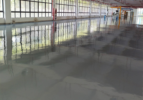 江阴蟠龙山路车间环氧平涂地坪